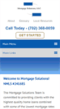 Mobile Screenshot of mortgagesolutionsnv.com